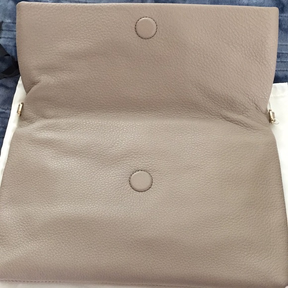 ❌SOLD❌NWT Tory Burch Fold-Over Clutch Crossbody - Picture 4 of 7